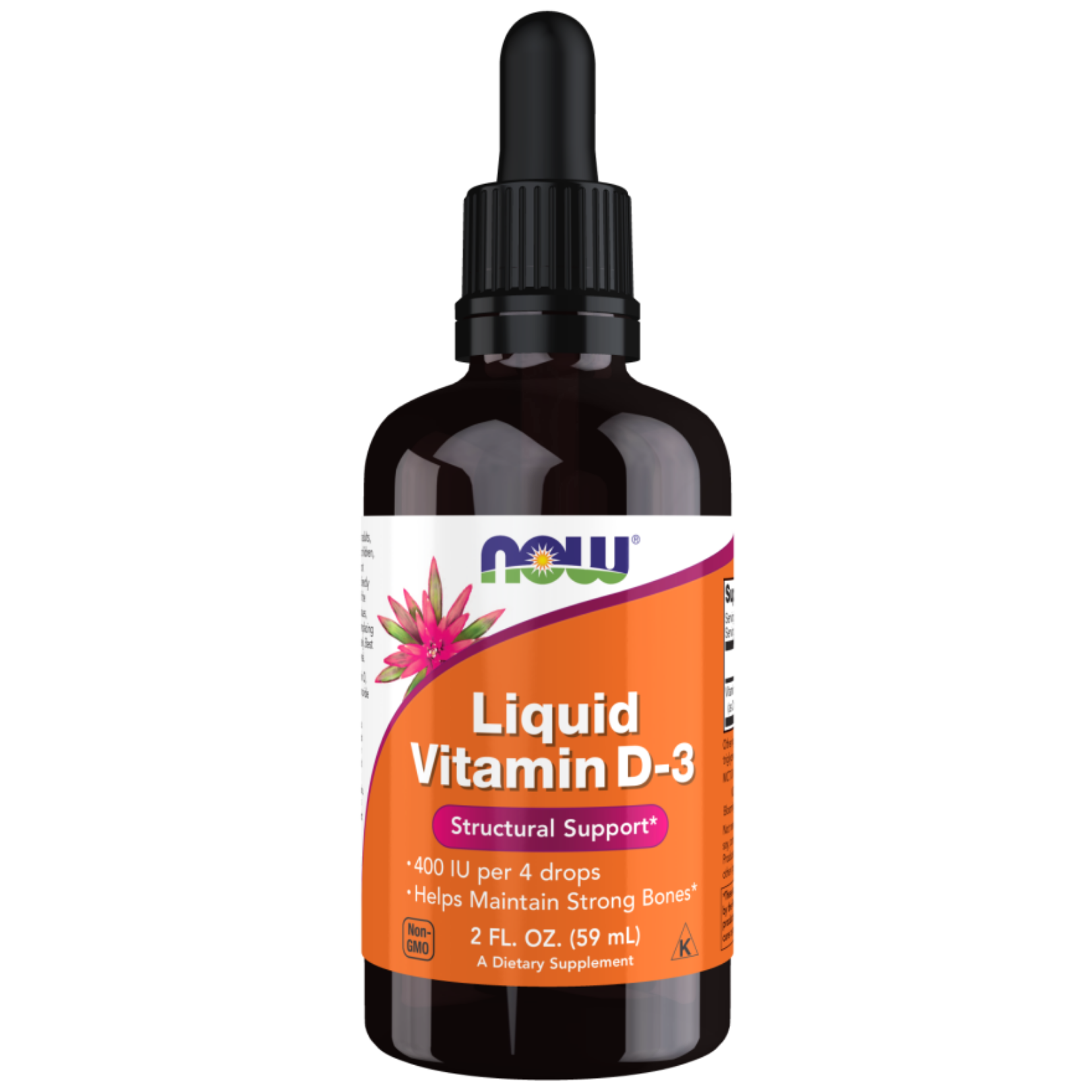 Now Liquid Vitamin D3 60ml